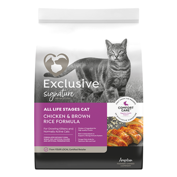 Exclusive Signature Chicken & Brown Rice Formula Cat Food
