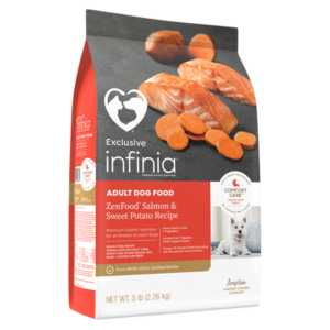 Infinia Adult Dog ZenFood Salmon & Sweet Potato Dry Dog Food