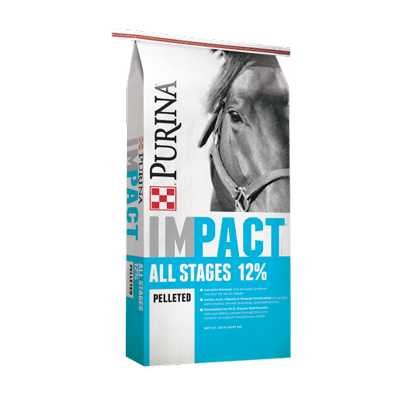 Impact All Stages 12% Pelleted Horse Feed