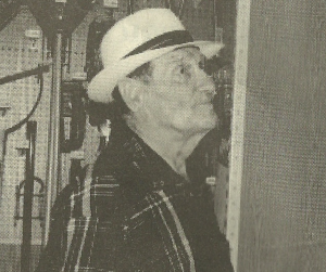 Black and White photo of Founding Father of Steinhauser's H.H. Steinhauser to let people know we are closed for father's day