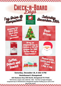 Check-R-Board Days & Toy Drive at Hempstead