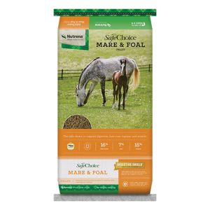 Nutrena SafeChoice Mare & Foal Horse Feed. 50-lb bag