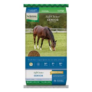 Nutrena SafeChoice Senior Horse Feed. 50-lb bag